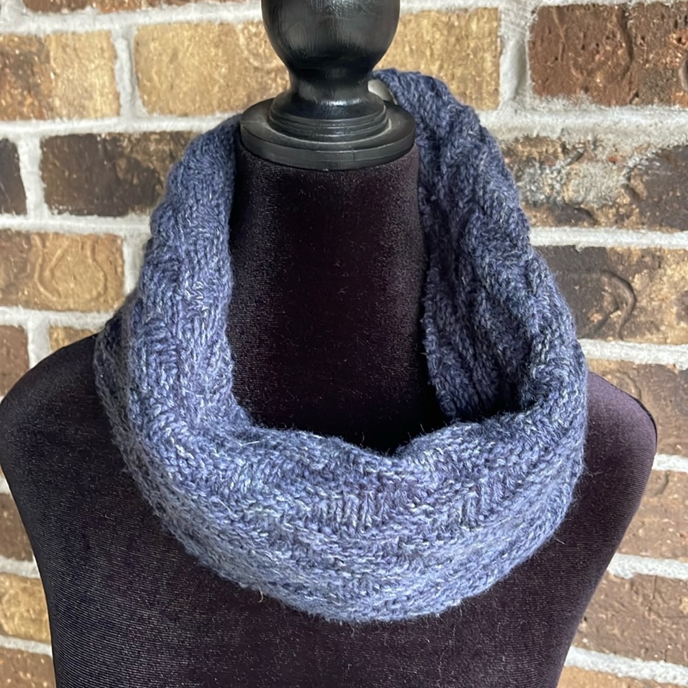 ZARA Blue soft Infiniti scarf